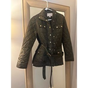 Army Green Banana Republic Jacket with belt